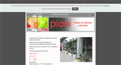 Desktop Screenshot of kukkakauppapioni.com
